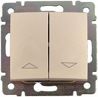 Выключатель жалюзи с фиксацией без рамки Legrand Valena 2-кл. слоновая кость картинка